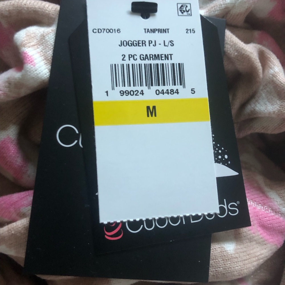 Cuddl Duds Floral Long Sleeve Pajama set - Picture 16 of 16